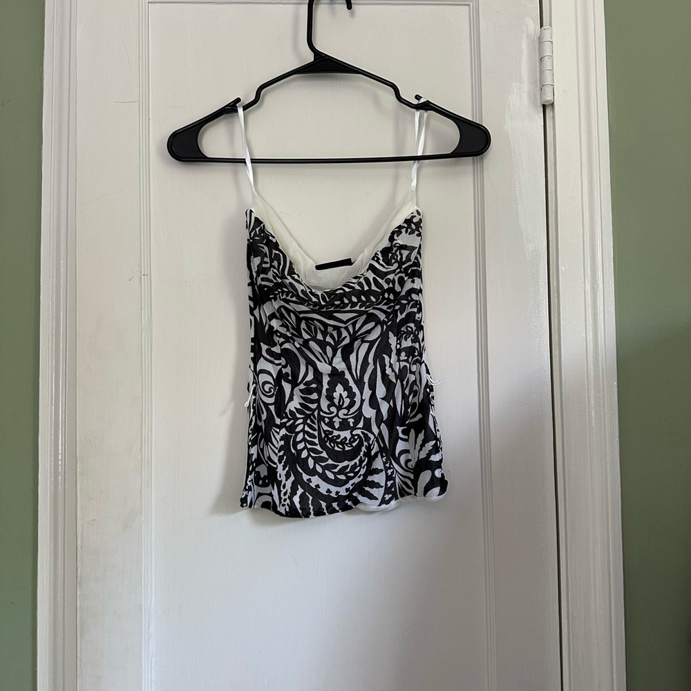 Stylish Black and White Women's Top